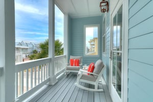 Shared Back Balcony Overlooking Park, 2nd Floor