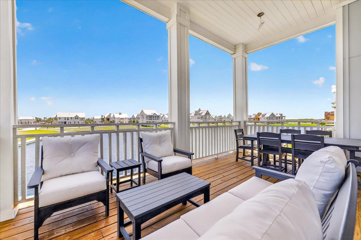 Second floor balcony