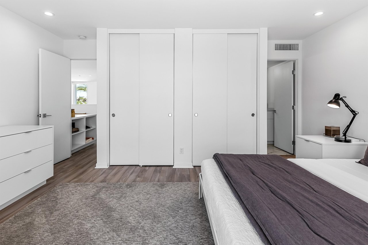 Spacious guest bedroom