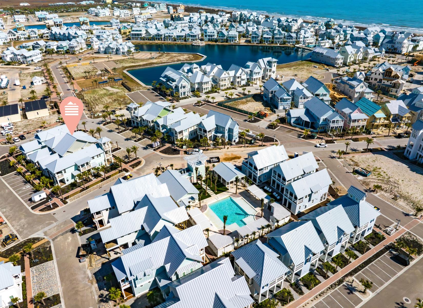 Aerial View, Location