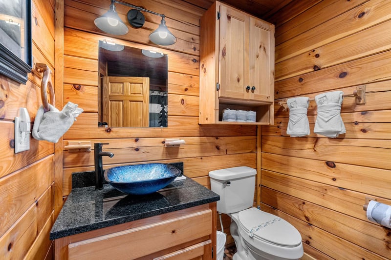 Single vanity bowl sink