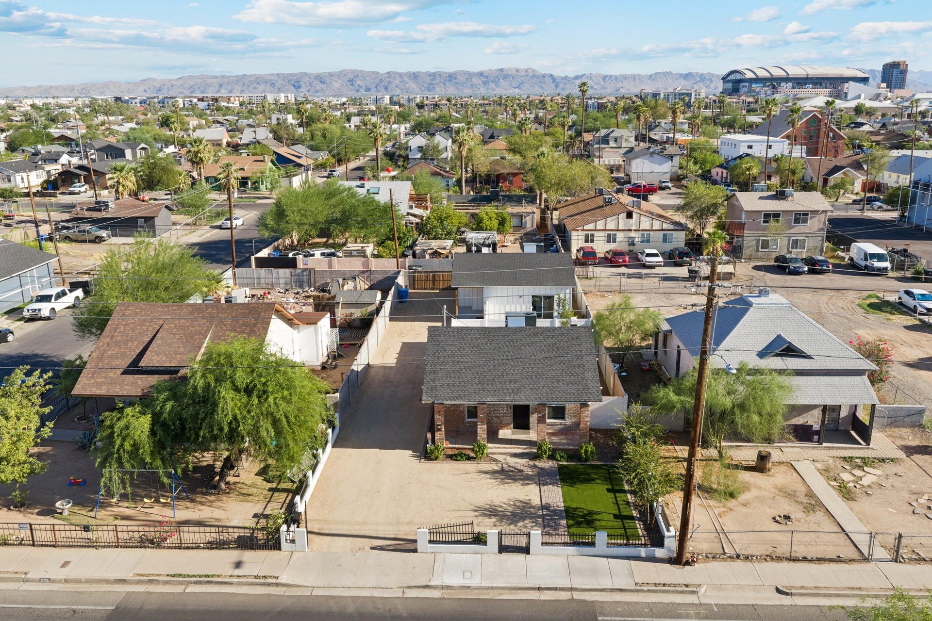 Welcome to Century Cottage  The Roosevelt Modern, 2 combined homes on 1 lot with a total of 3 bedrooms and 3 bathrooms located in Phoenix, AZ