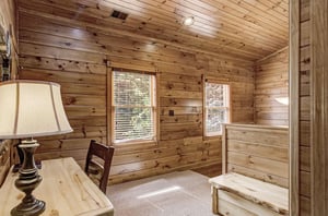 Stairs and Desk Area