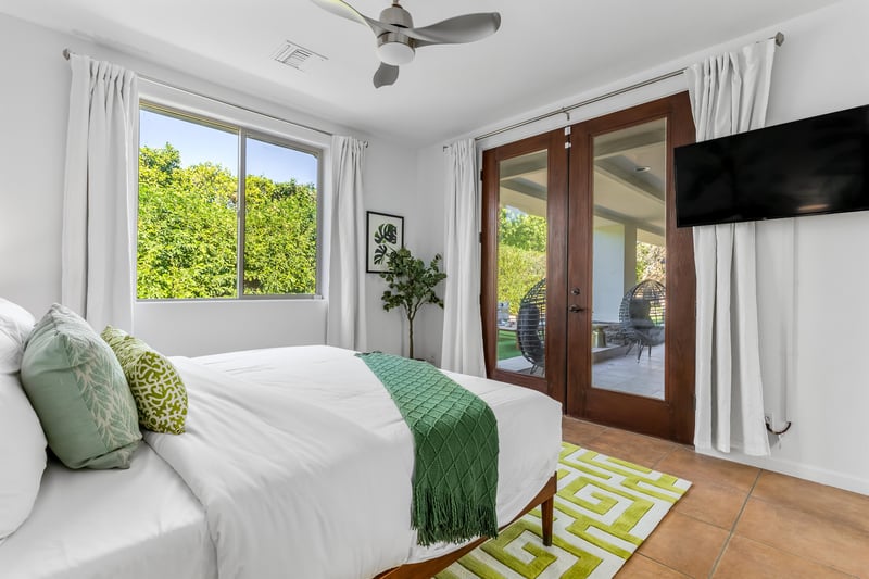 Restful guest bedroom