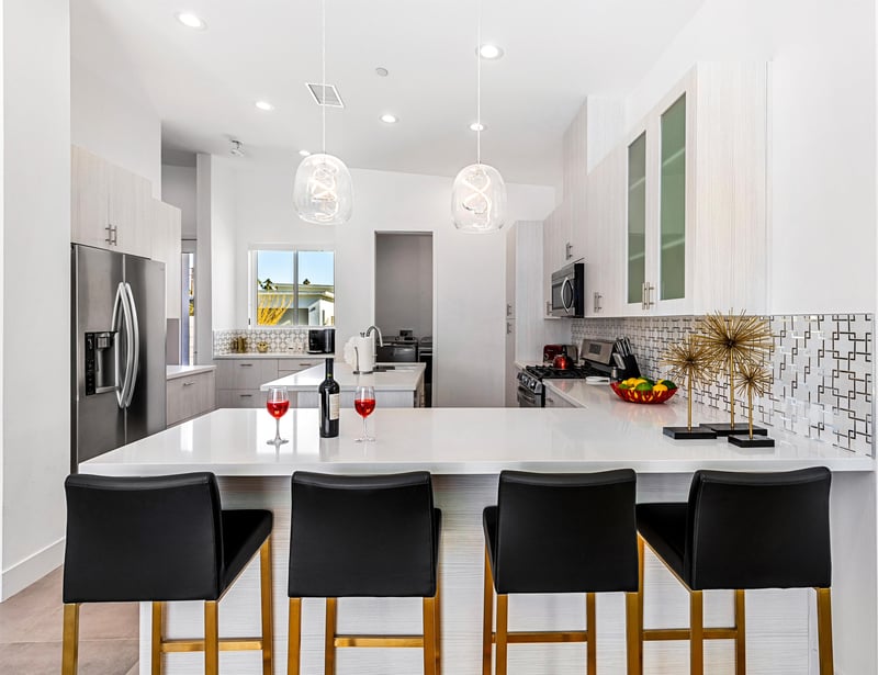 Breakfast bar for four