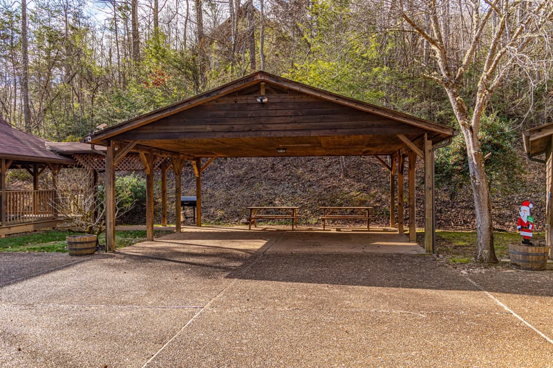Covered car port or seating