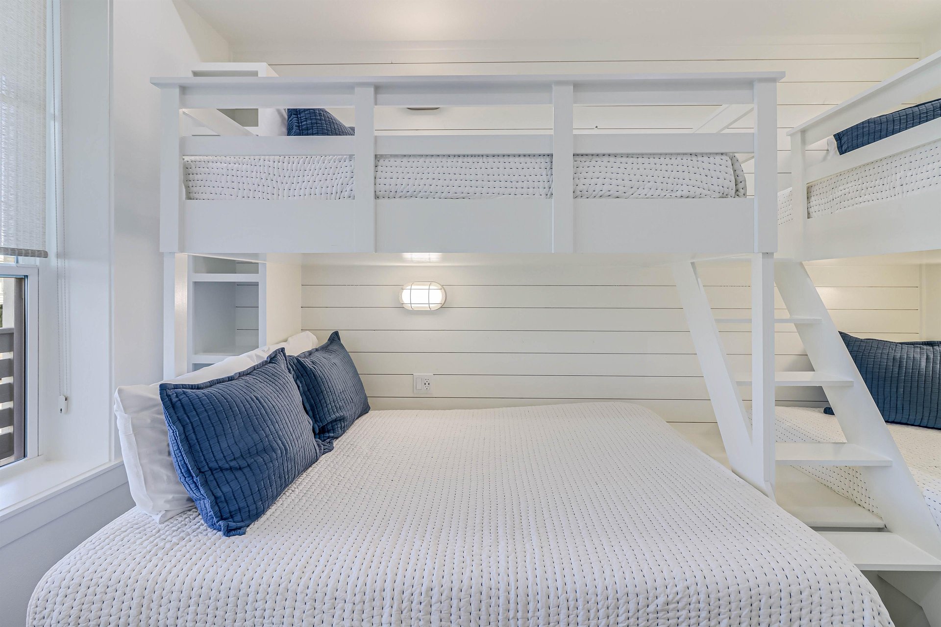 Twin over Queen Bunk Beds