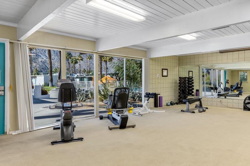 Enjoy a workout at the gym