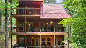 Exterior back view of Poolin Around