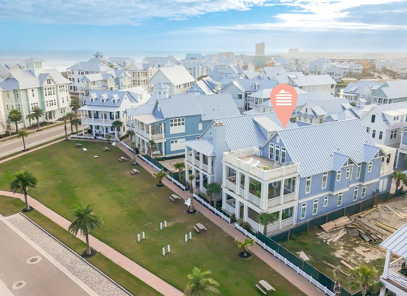 Aerial View, Location