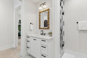 Hall and Bunk Room Bathroom