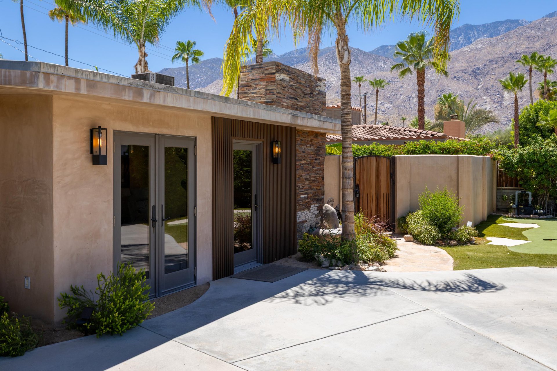 Front entrance to the home.