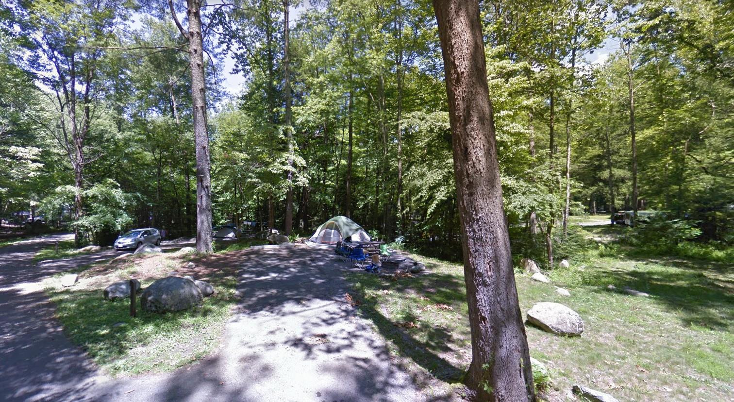 Elkmont Campground Area  the Hub of Many Scenic Attractions