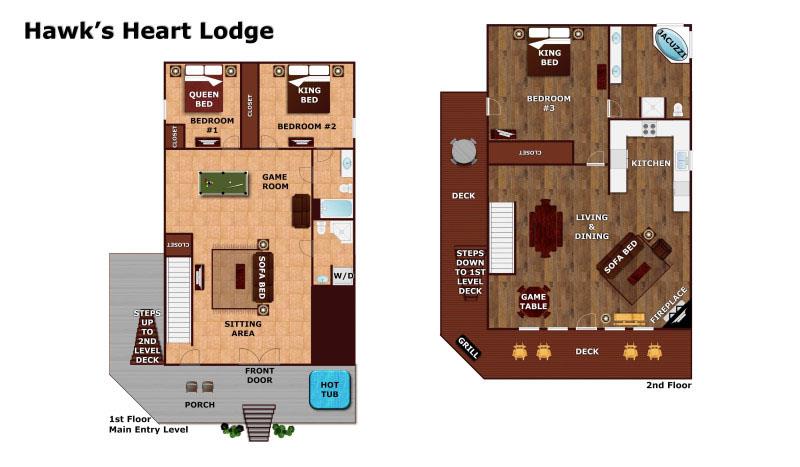 Hawks Heart Lodge layout