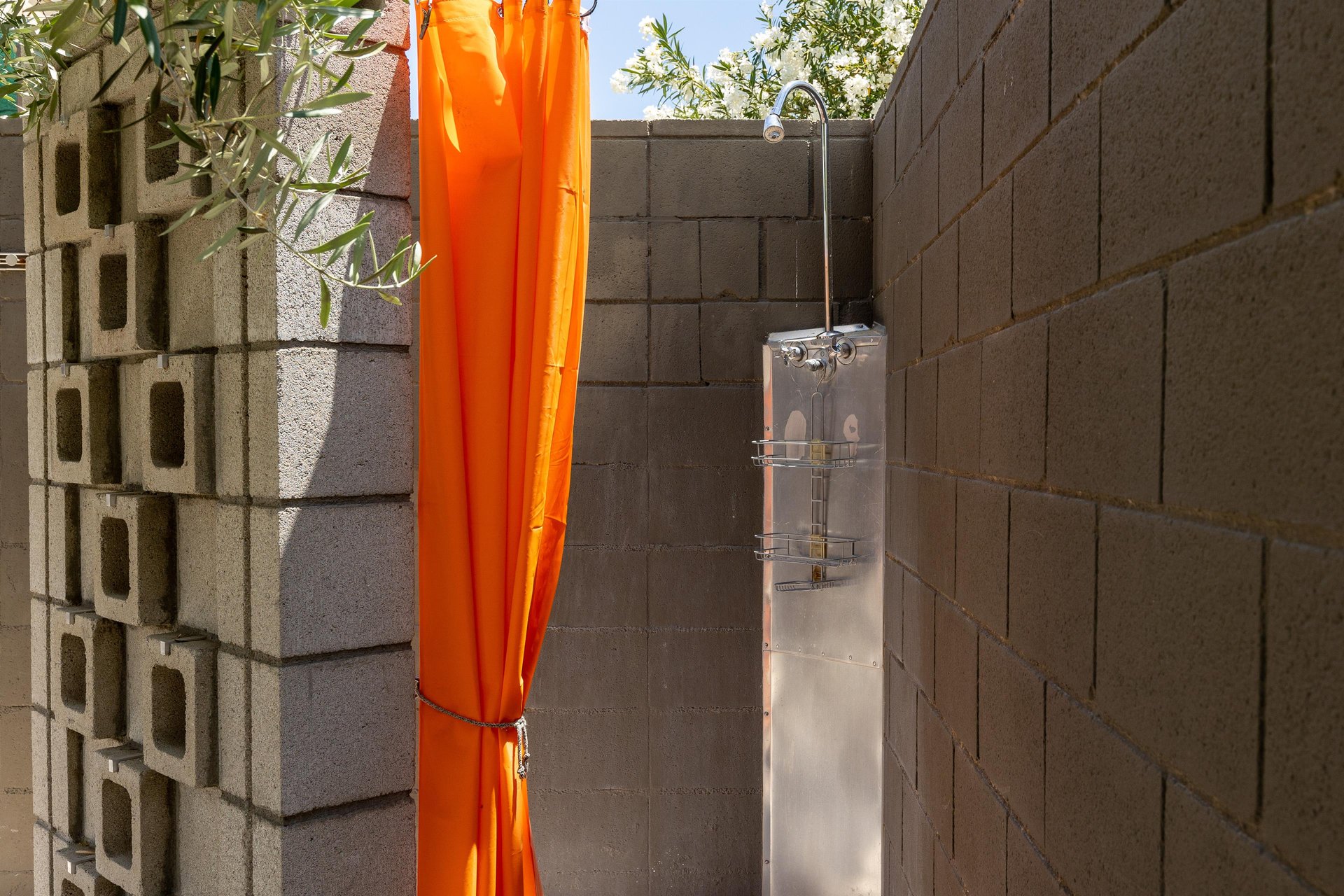 Private outdoor shower