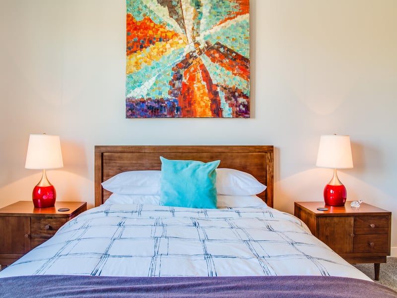 Fun art Comfy mattresses You are going to love this place