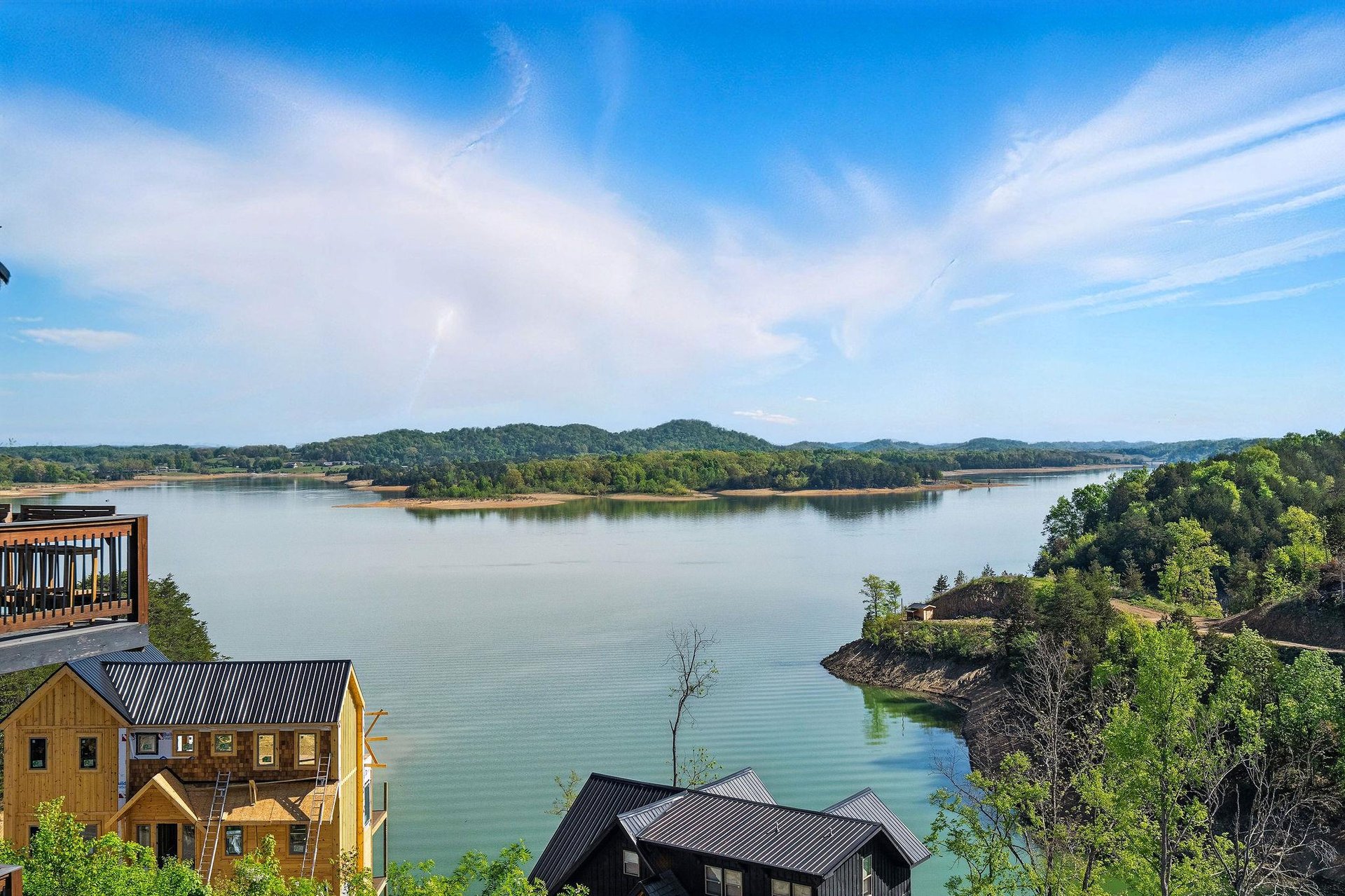 views from Lakeview Cabin