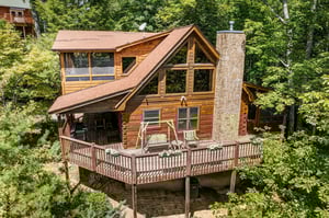 Back view of Alpine Romance