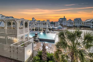 Living Area Deck, View of South Pool, 2nd Floor