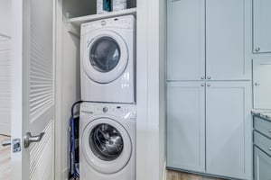 Laundry Closet in Kitchen, 1st Floor