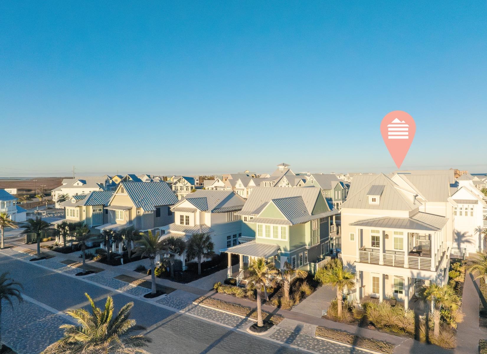 Aerial View, Location