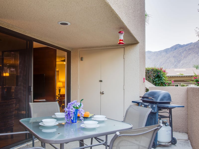 Mountain Views with this Patio