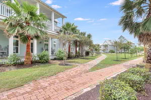 Pocket Park and Community Walking Path Beside Home