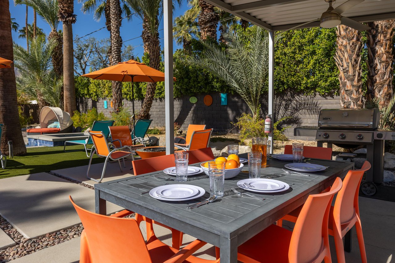 Outdoor Covered Dining Area