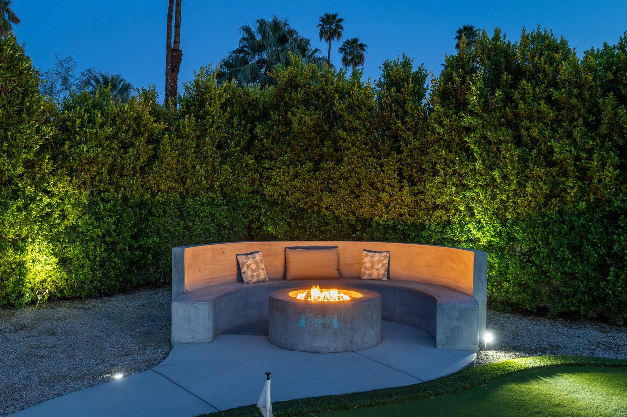 Time to light up the firepit and gossip