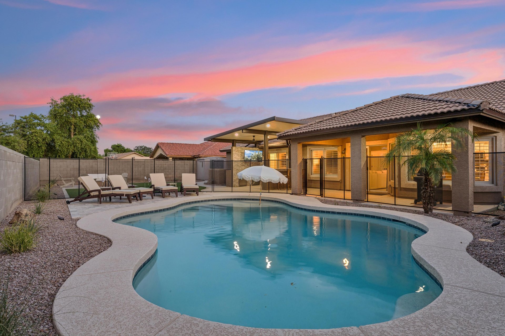 Private pool.