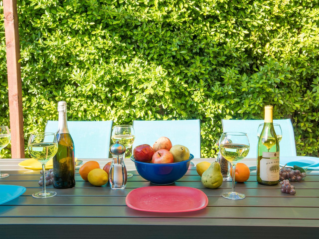 Enjoy alfresco dining