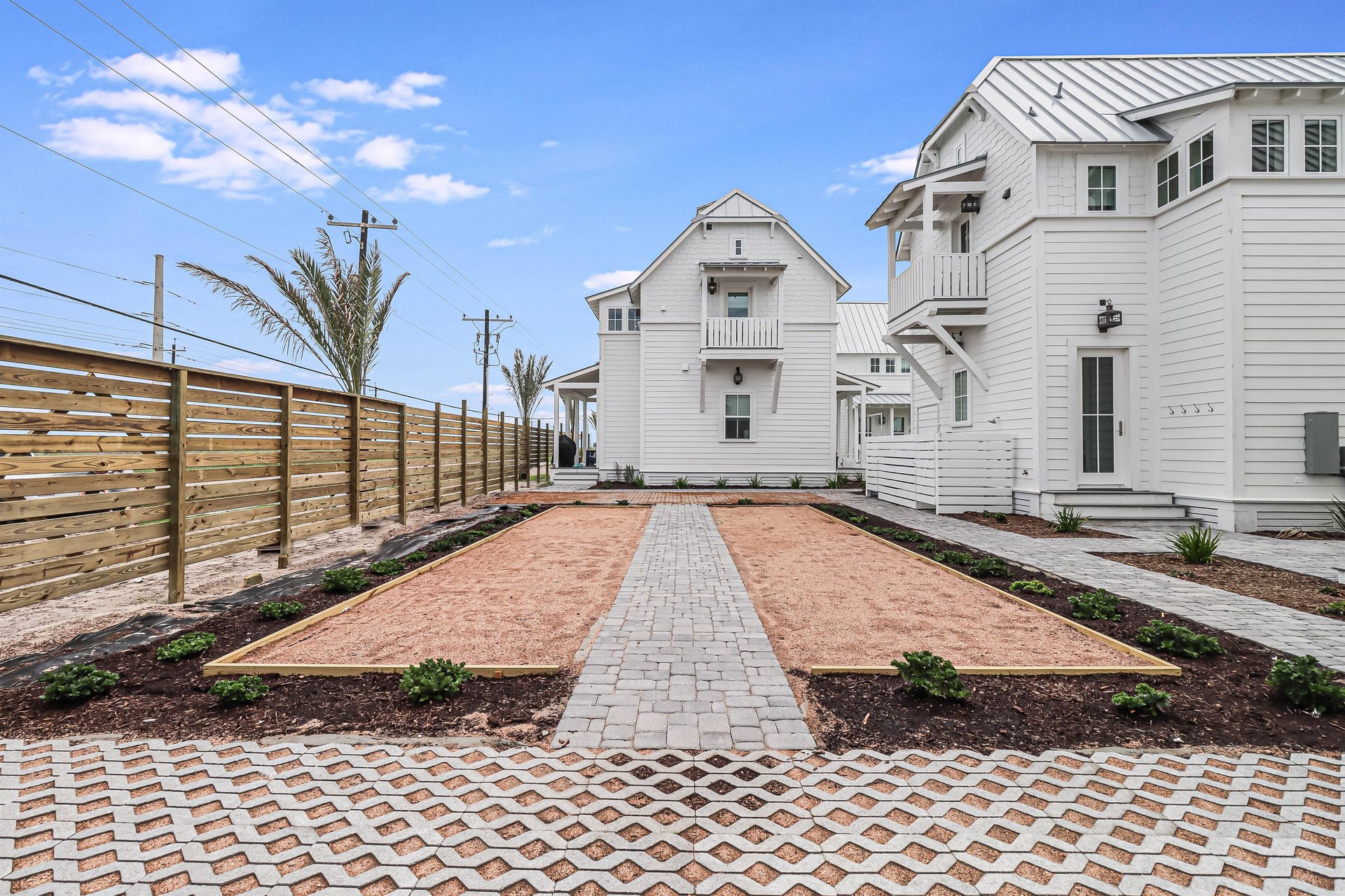 Shared Bocce Ball Court