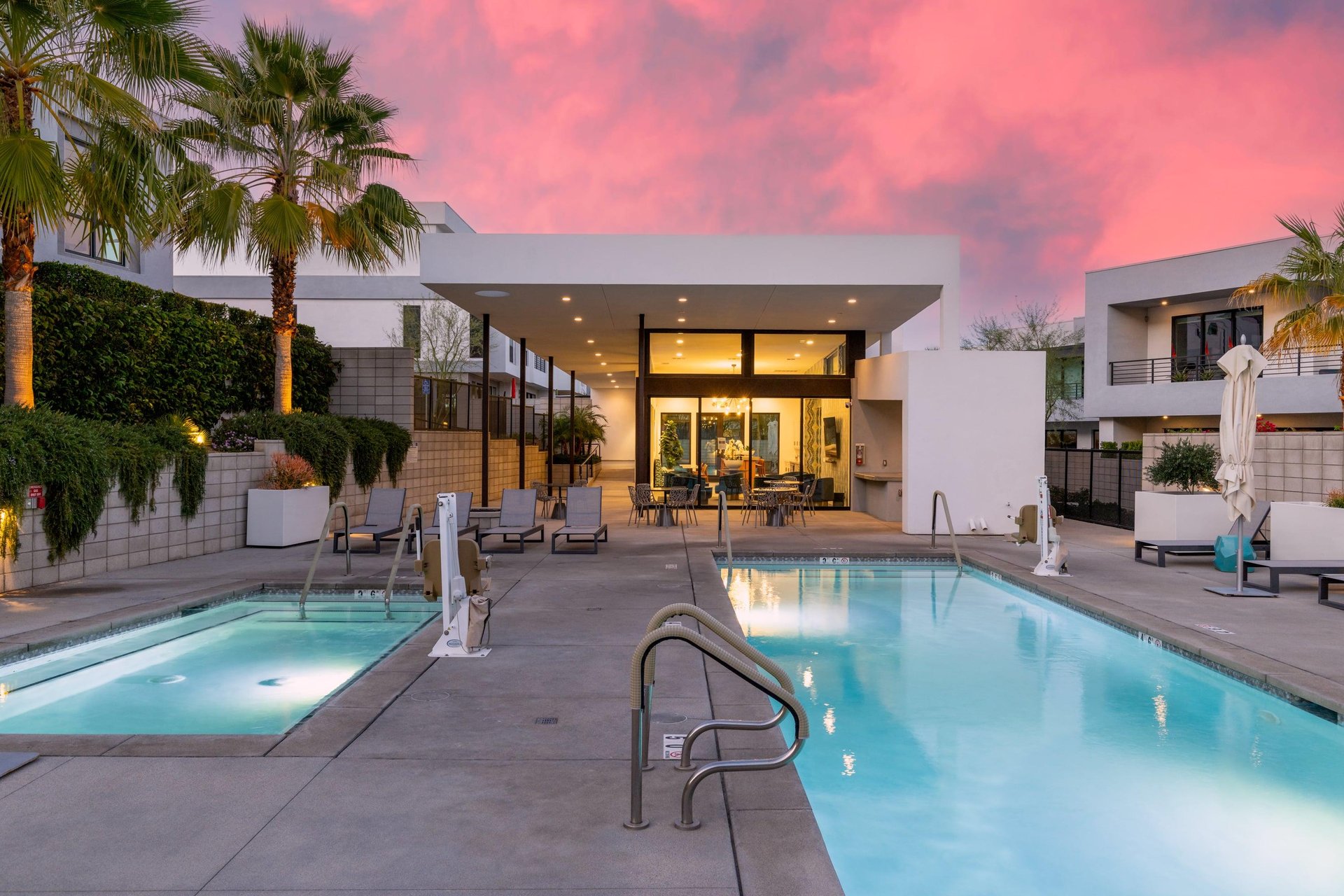 Modern desert oasis