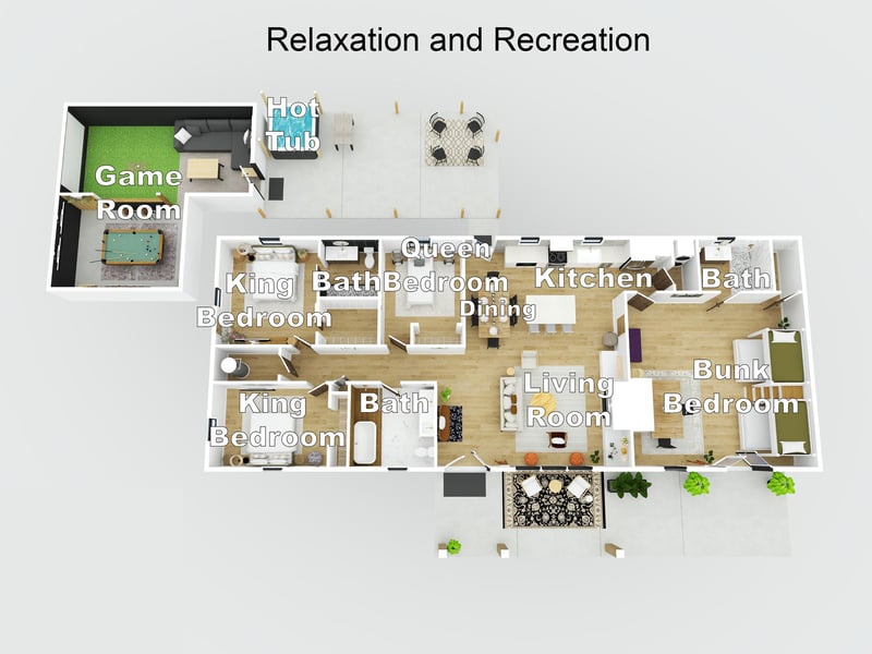 Relaxation  Recreation Floor Plan