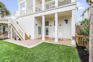 Fenced in Back Yard with 2nd Floor Access