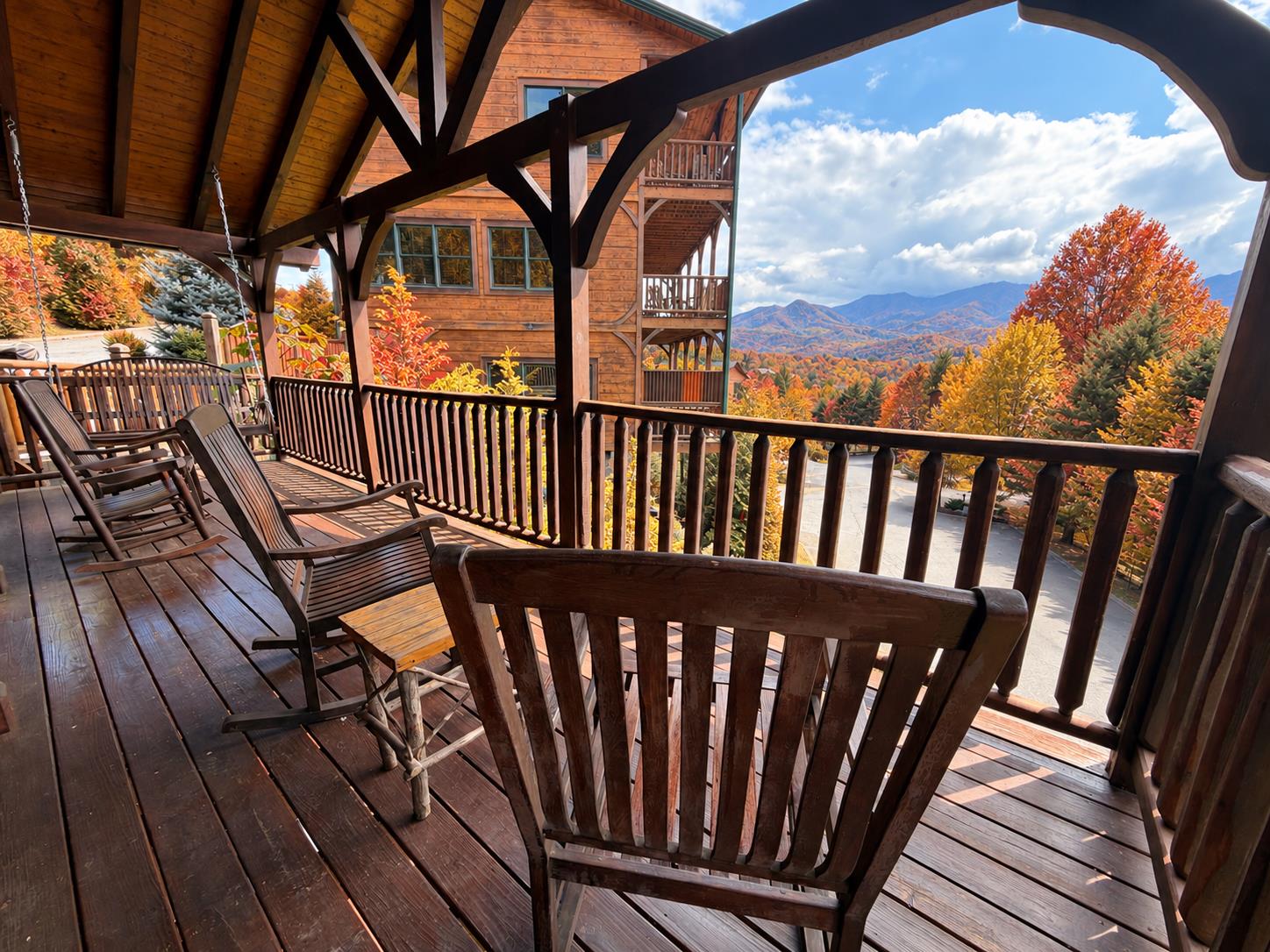 View From Deck in Fall Main Level Deck