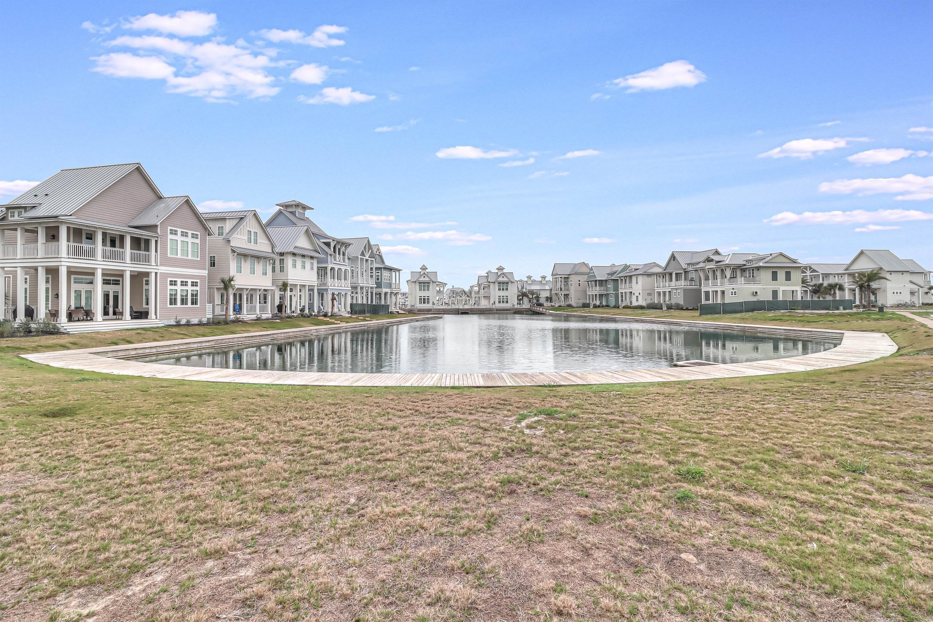 Lakeside Patio View of Community and Boardwalk