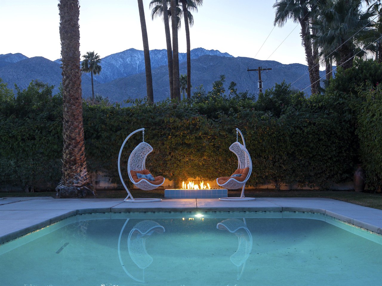 Poolside Firepit