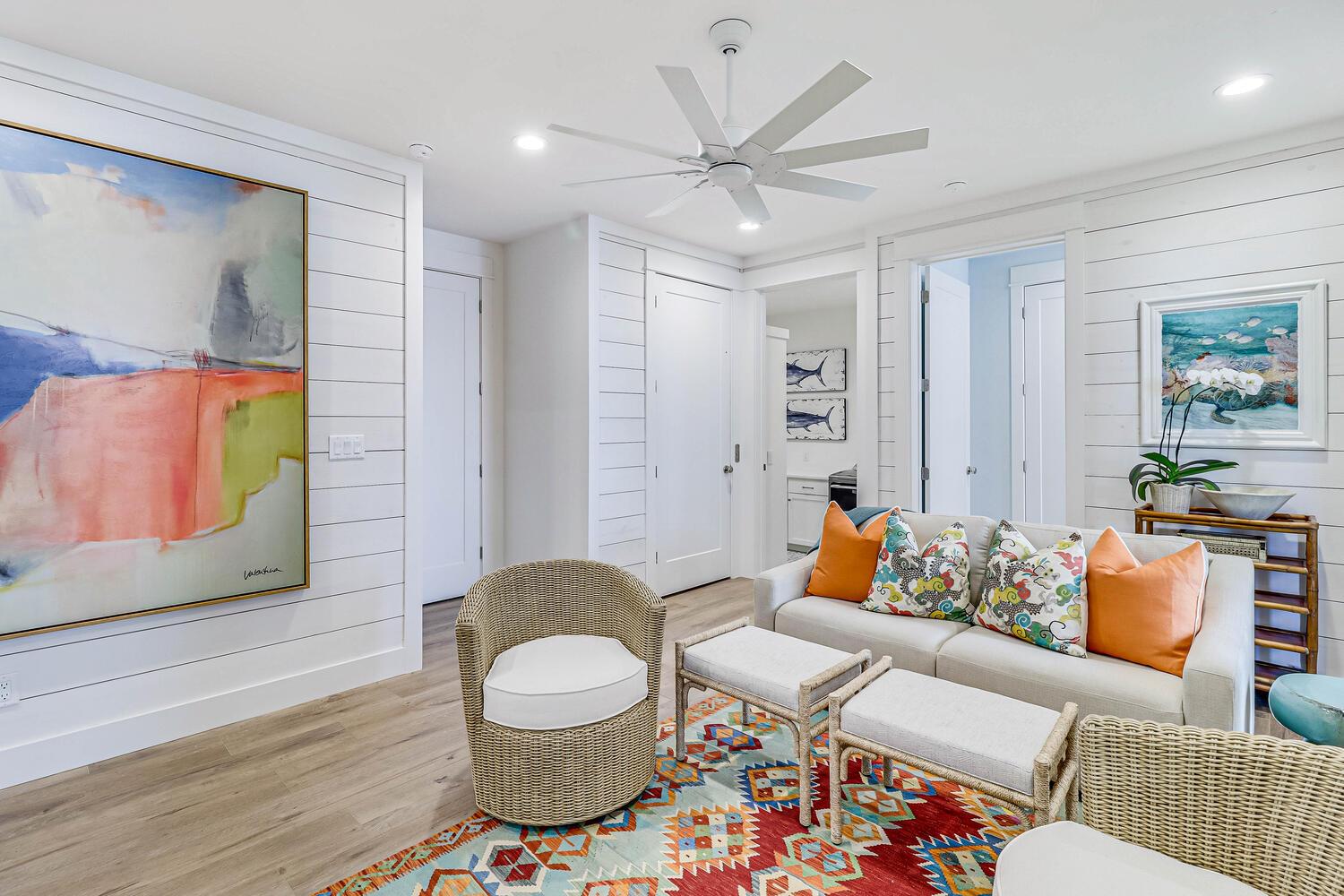 Living Area with Twin Sleeper Sofa, 1st Floor