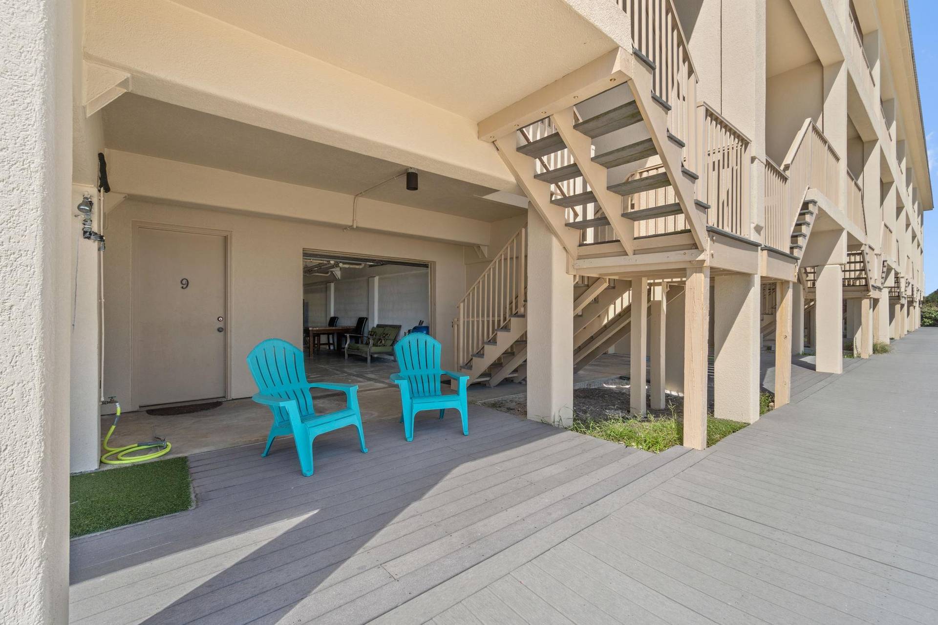 Garage Level Hangout Area