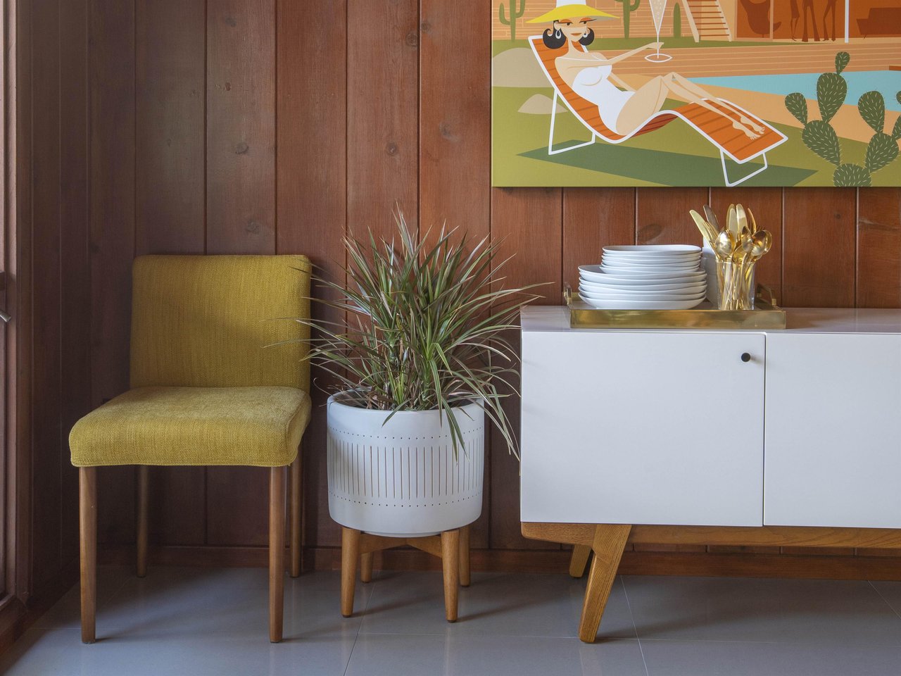 Gorgeous West Elm details  Palm Springs style