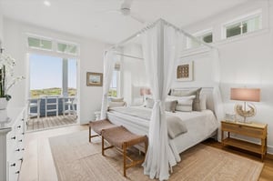 With private ensuite and balcony access with Gulf views.