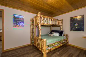 Twin over Full log bunk