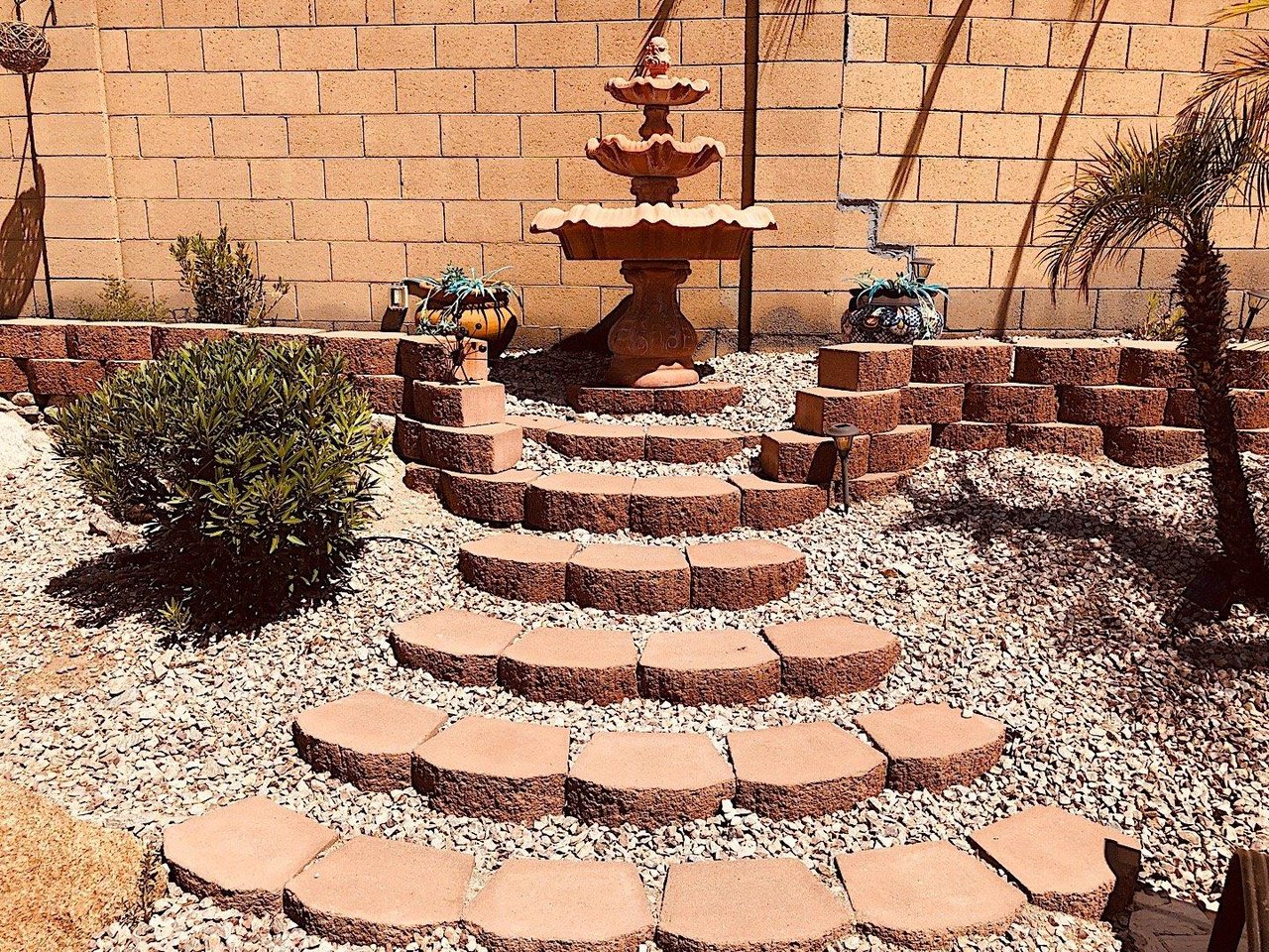 Beautiful backyard