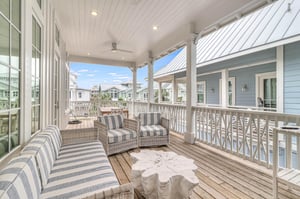 Exterior Seating Area, 2nd Floor Balcony