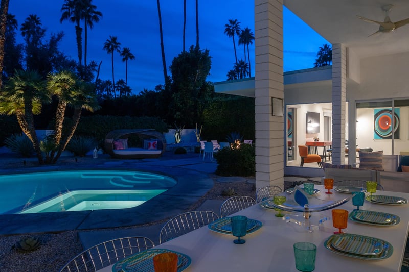 Plenty of outdoor entertaining spaces