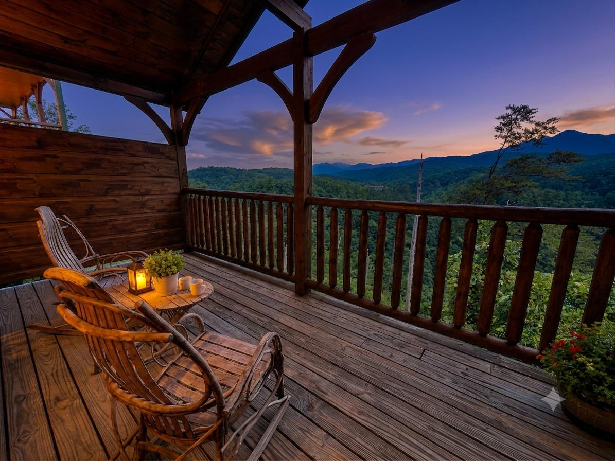 Evening View from Deck