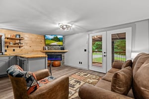 Front Door, TV Seating Area