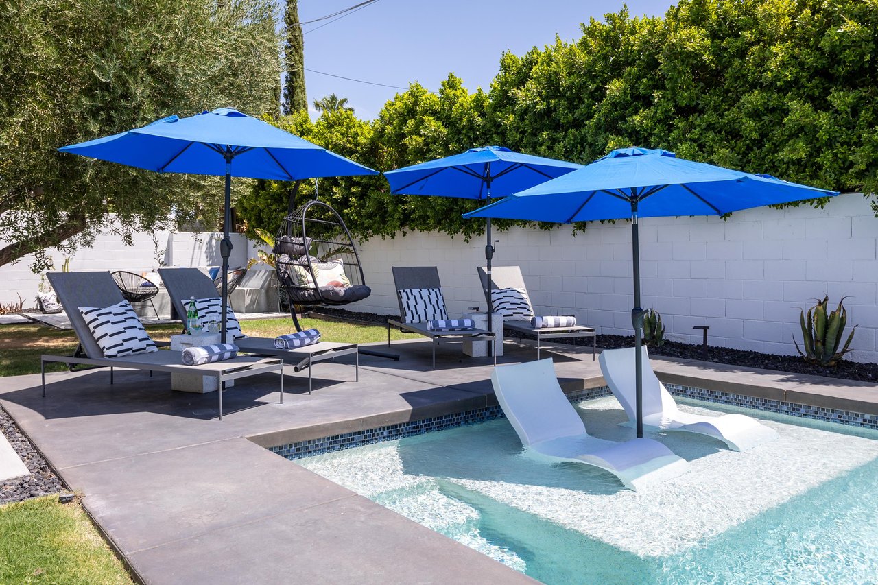 Bask in the warm water