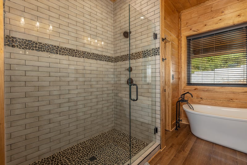 Walk in shower